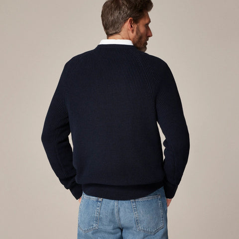 Heritage cotton ribbed sweater