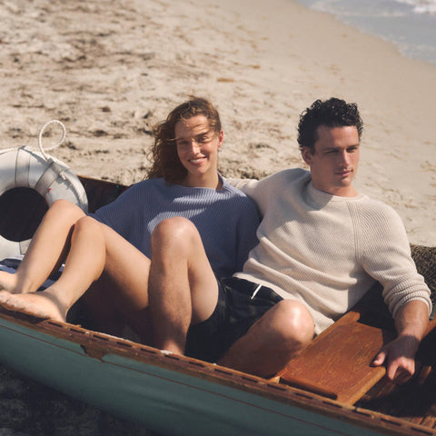 Heritage cotton ribbed sweater