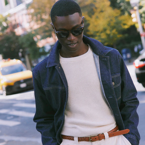 Heritage cotton ribbed sweater