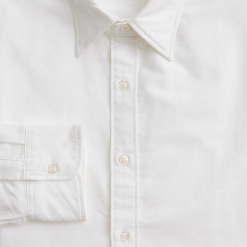 Slim Portuguese cotton oxford dress shirt