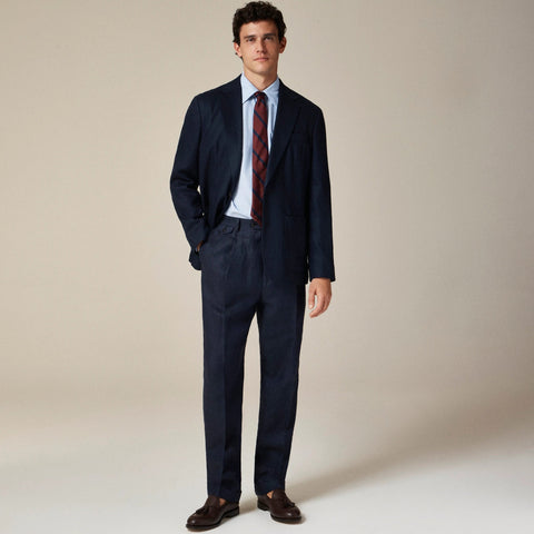 Slim Portuguese cotton oxford dress shirt