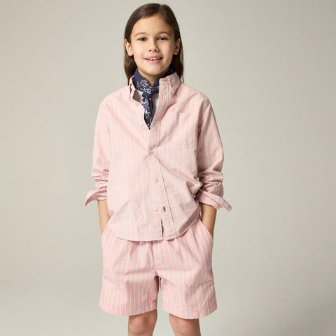 Kids' oxford shirt in stripe