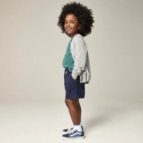 Boys' pull-on short in stretch chino