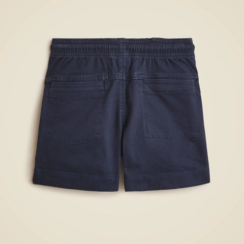 Boys' pull-on short in stretch chino
