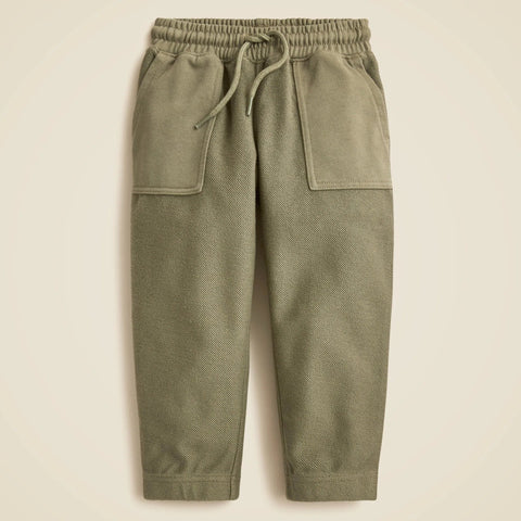 KID by Crewcuts contrast carpenter-pocket sweatpant