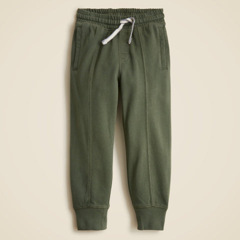 KID by Crewcuts garment-dyed slim-slouchy jogger pant