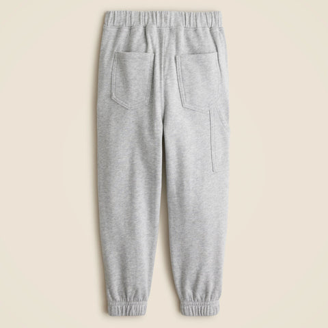 KID by Crewcuts heathered carpenter-pocket sweatpant