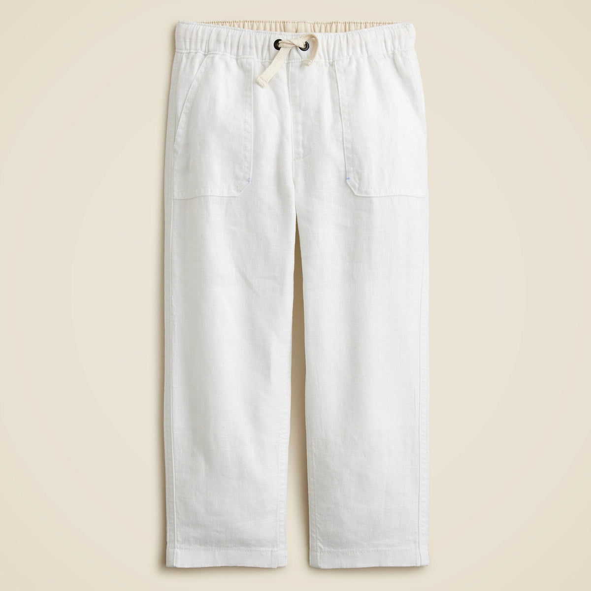 Boys' pull-on pant in linen blend