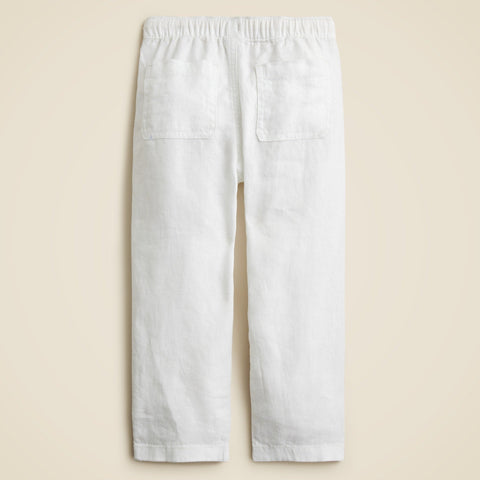 Boys' pull-on pant in linen blend