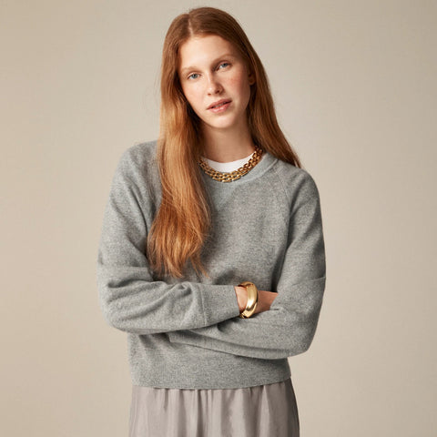 Cashmere crewneck sweatshirt