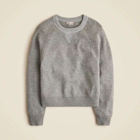 Cashmere crewneck sweatshirt