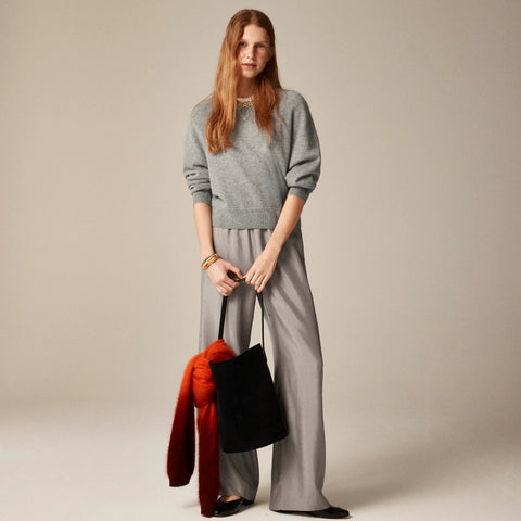 Cashmere crewneck sweatshirt