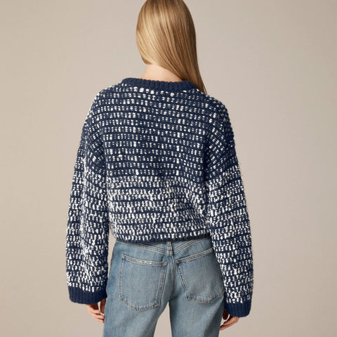 Relaxed jacket in tweed