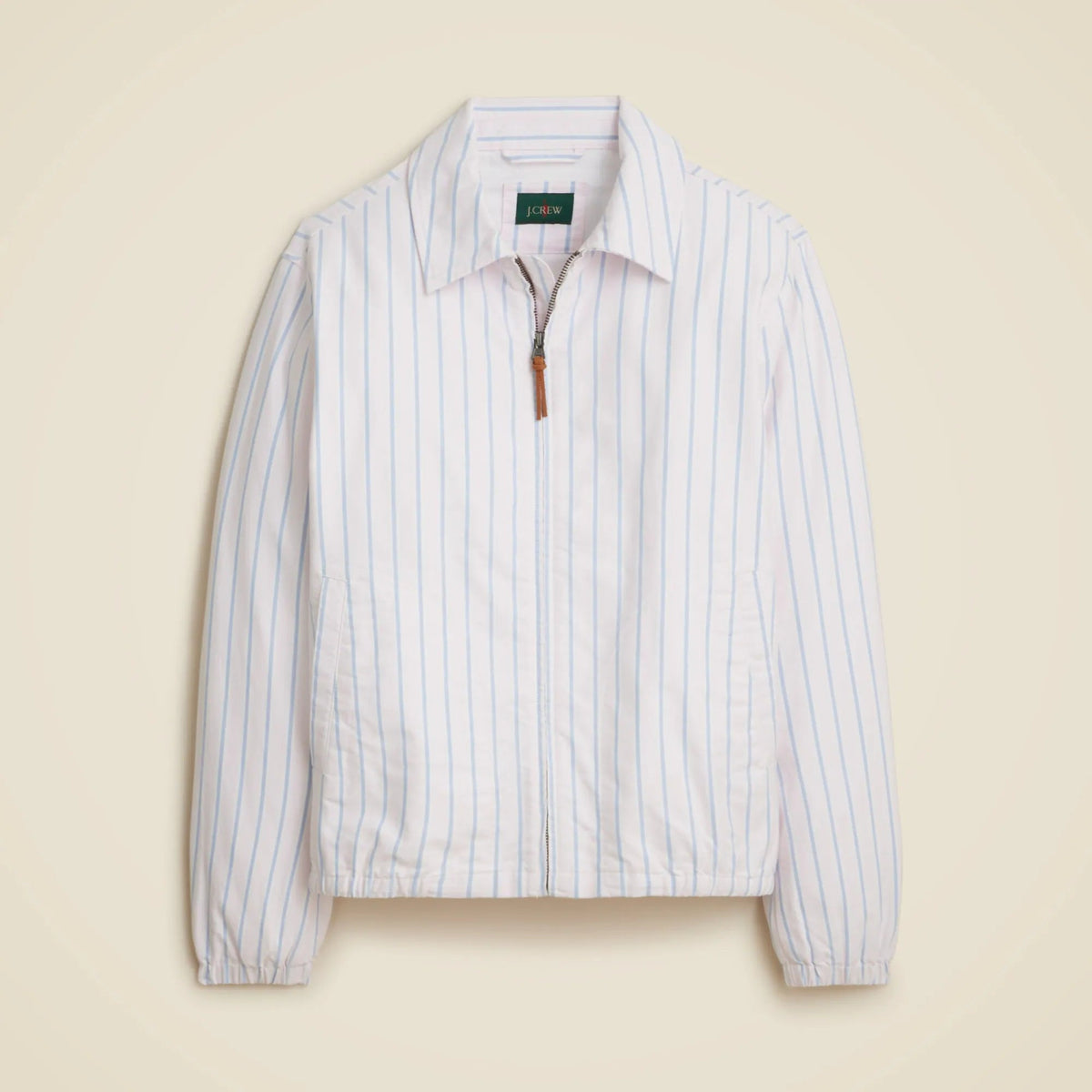 Harrington jacket in cotton oxford