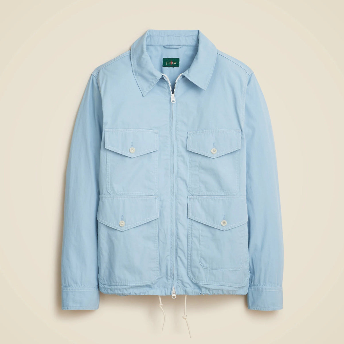 Cruiser jacket in cotton poplin