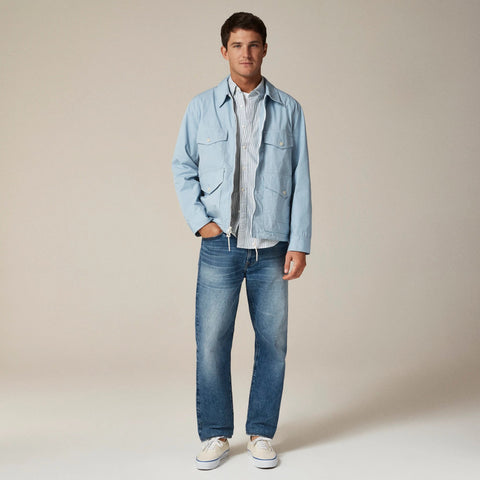 Cruiser jacket in cotton poplin