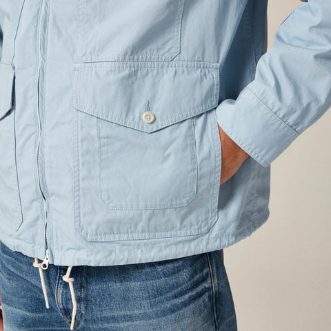 Cruiser jacket in cotton poplin