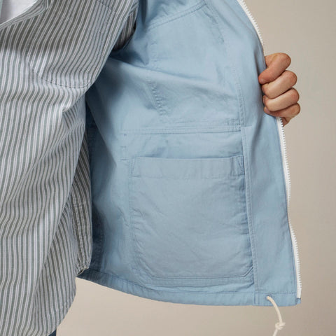 Cruiser jacket in cotton poplin