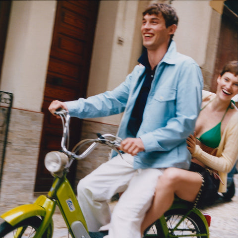 Cruiser jacket in cotton poplin