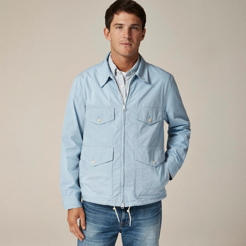 Cruiser jacket in cotton poplin