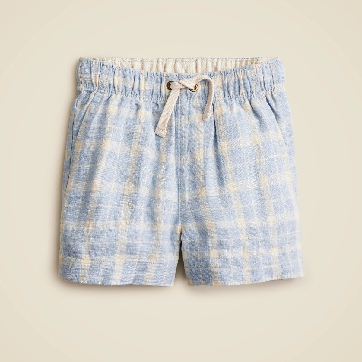 Boys' linen-blend dock short