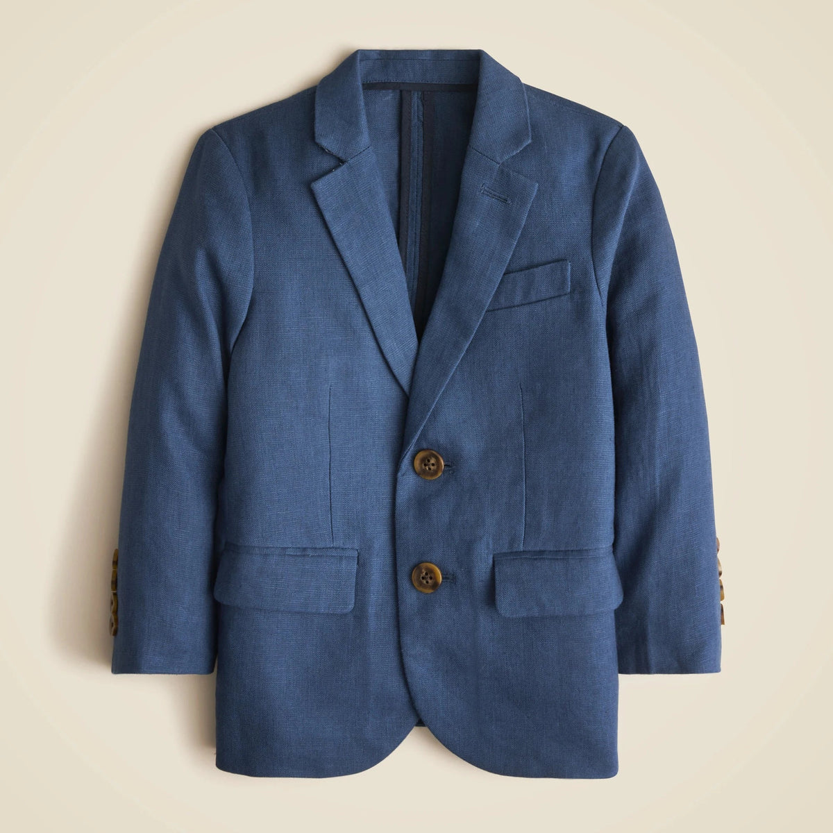 Boys' Ludlow unstructured suit jacket in linen blend
