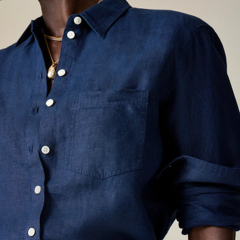 Garçon classic shirt in Baird McNutt Irish linen