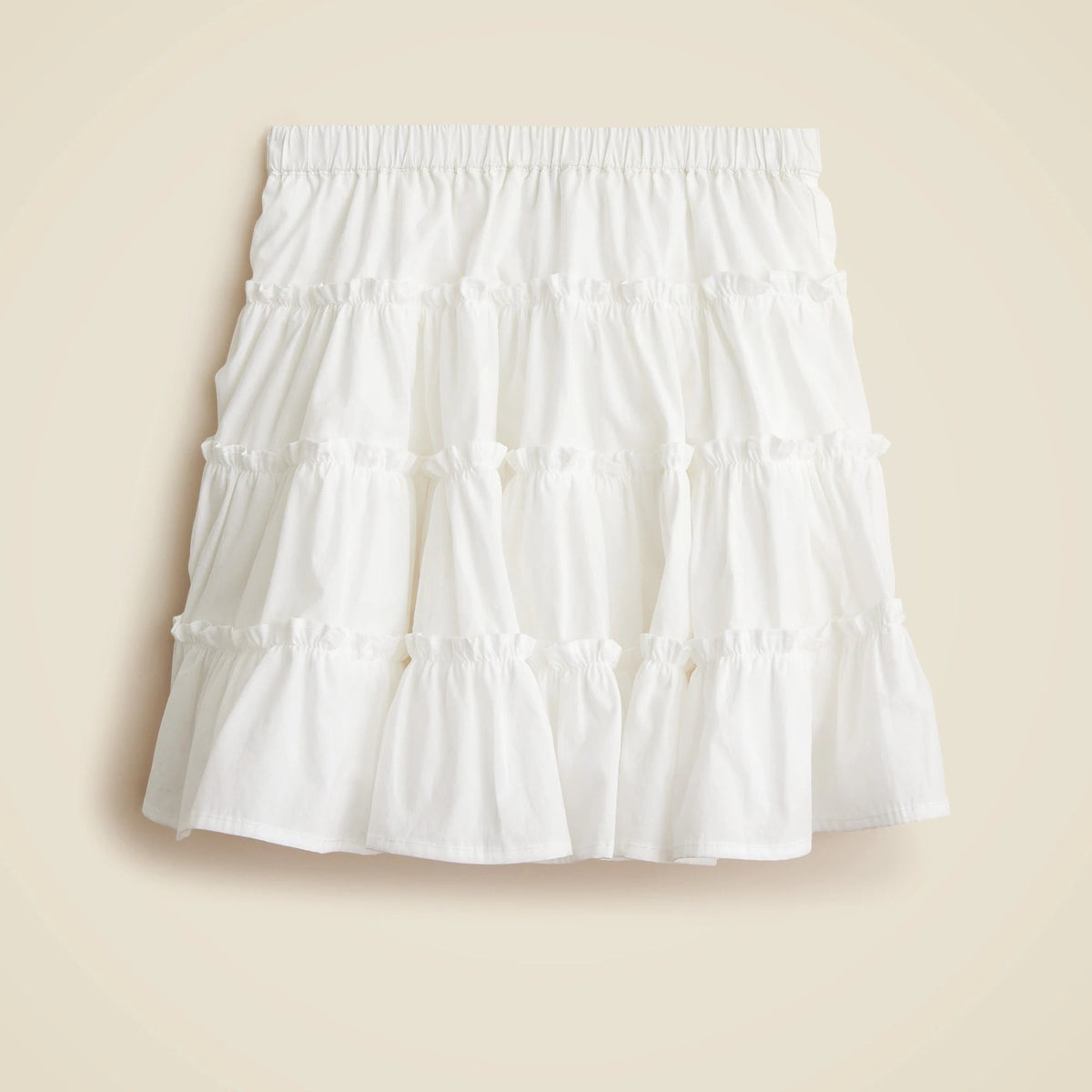 Girls' tiered skirt with ruffles
