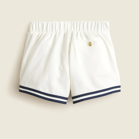 Girls' Sailor pull-on sweatshort in terry