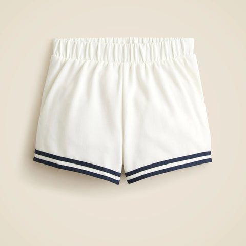 Girls' Sailor pull-on sweatshort in terry