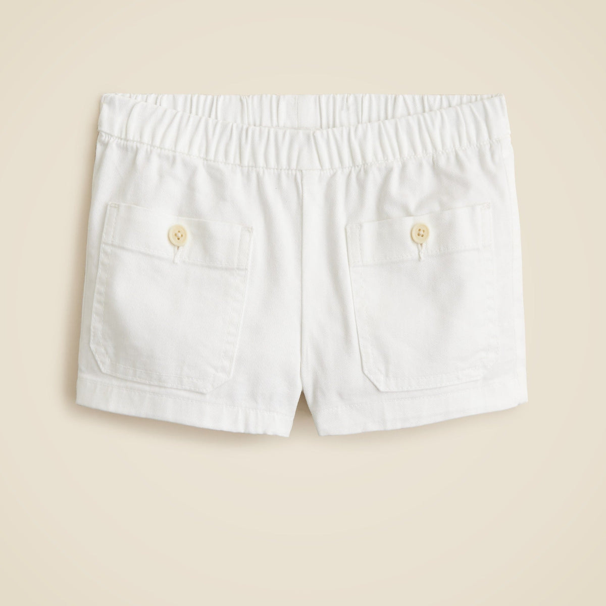 Girls' swing-set short in garment-dyed chino