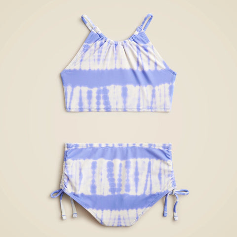 Girls' bow-tie two-piece swimsuit