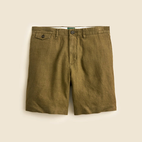 8.5" linen short