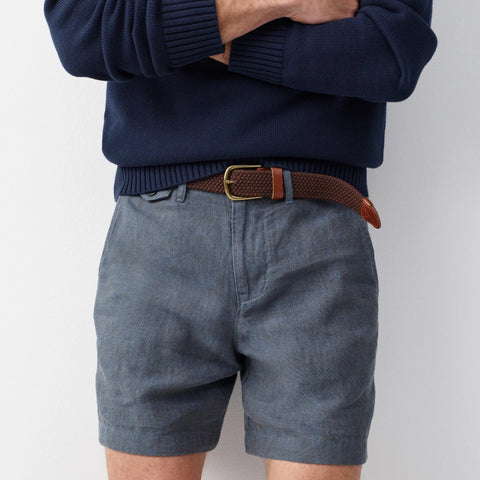 7" linen short