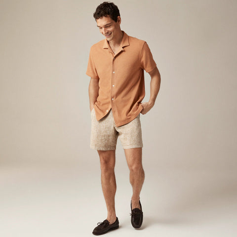 7" linen short