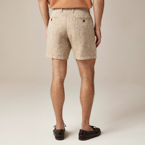 7" linen short