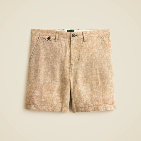 7" linen short