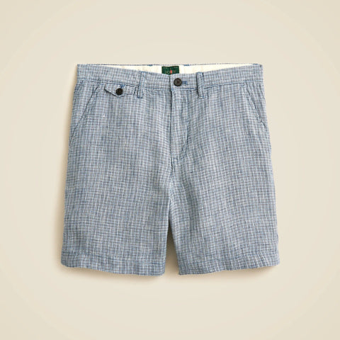 7" linen short