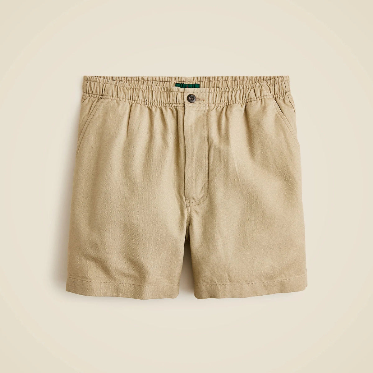 5.5'' Pier short in cotton-linen blend
