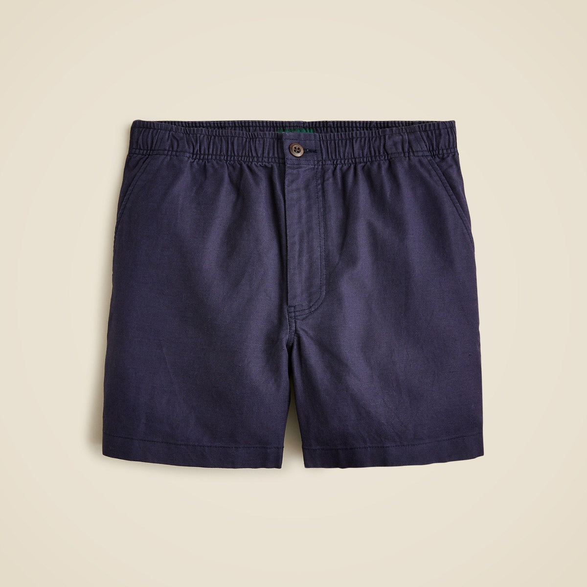 5.5'' Pier short in cotton-linen blend