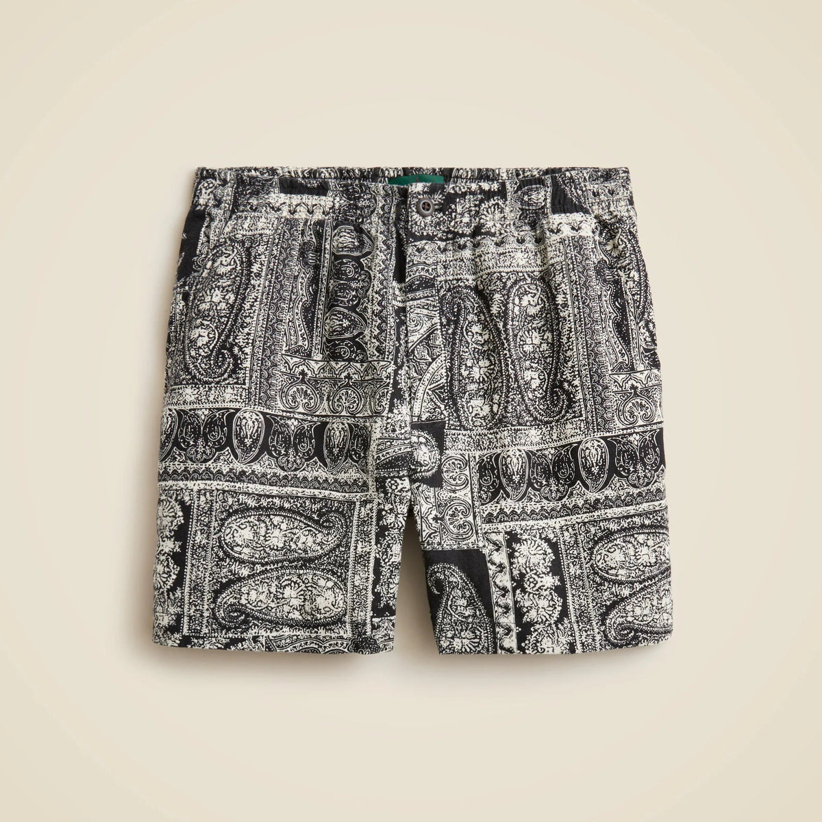 5.5'' Pier linen short in batik print