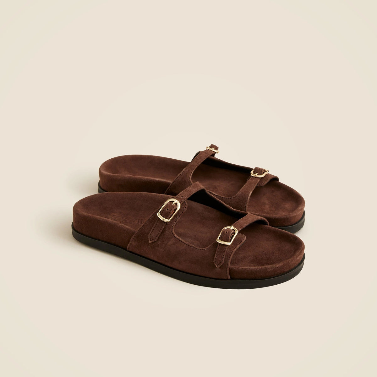 New Colbie buckle sandals in suede