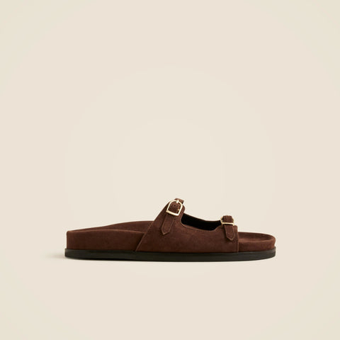 New Colbie buckle sandals in suede