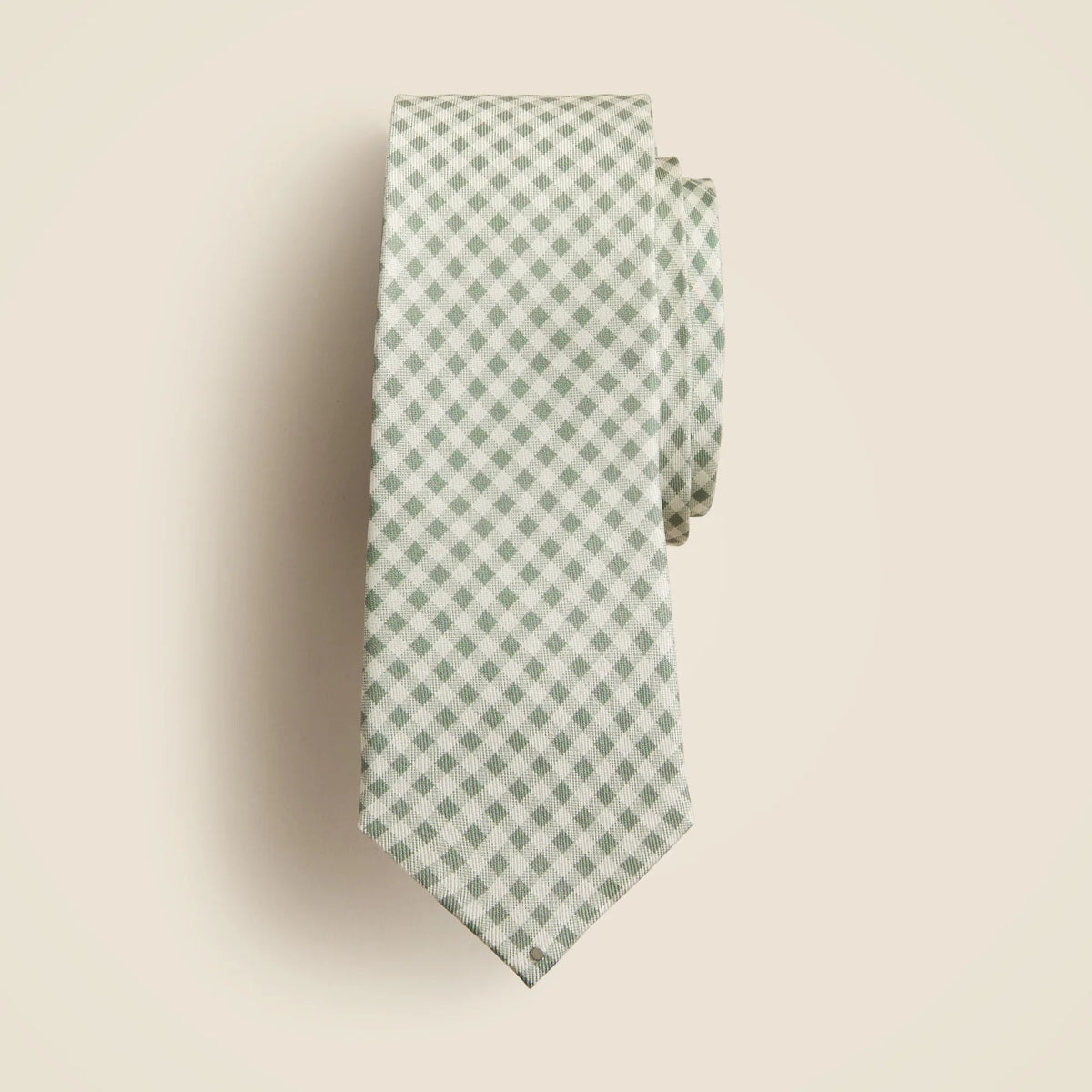 Kids' silk tie in gingham
