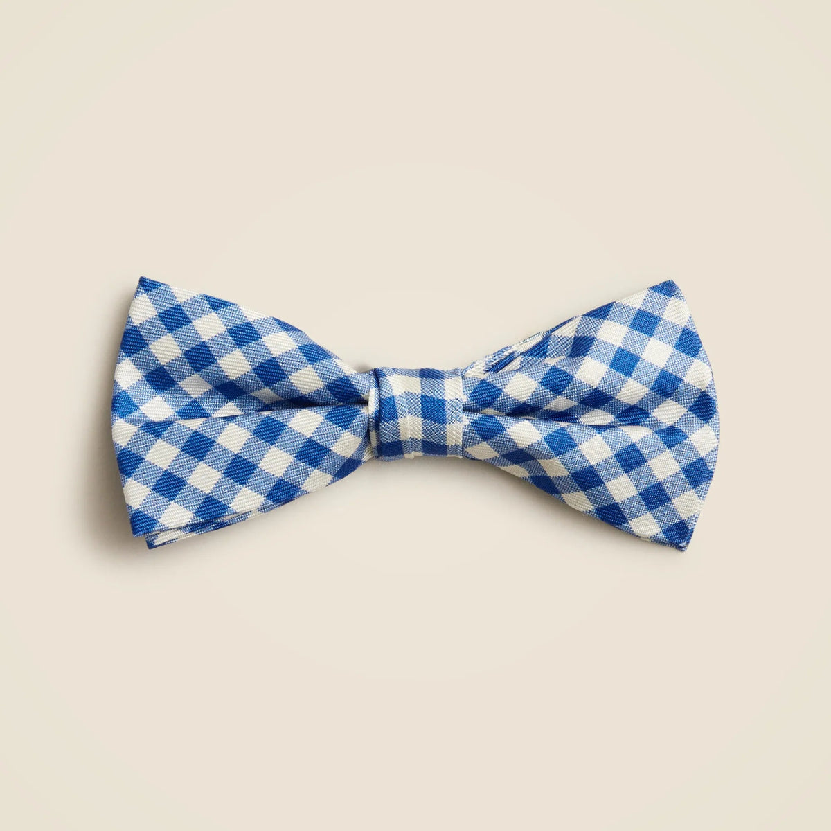 Kids' silk bow tie in gingham