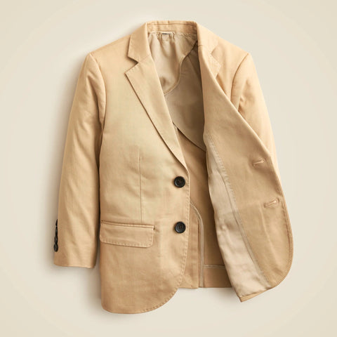 Boys' Ludlow suit jacket in chino
