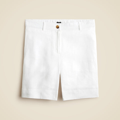 6" Harbor short in linen