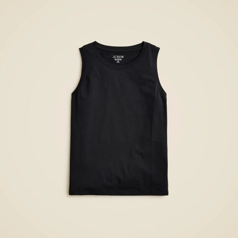 Pima cotton muscle tank top