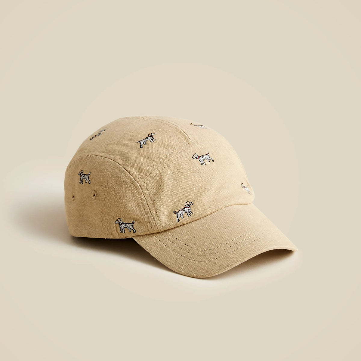 Cotton five-panel ball cap