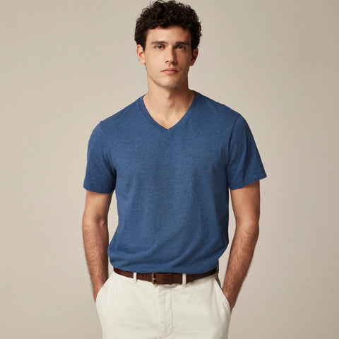 Broken-in V-neck T-shirt